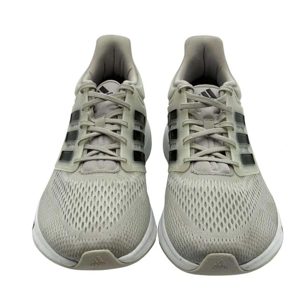 Adidas EQ21 Run Men's Size 11 H68075 Metal Grey Bounce Running Shoes Gym Sneaker
